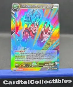 Full Power Spirit Bomb Son Goku Tb1-075 R TOP Dragon Ball Super Card Bandai - Image 1