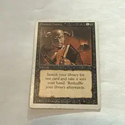 Magic: The Gathering Card - Demonic Tutor - Revised - MTG - English - Image 1