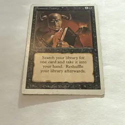 Magic: The Gathering Card - Demonic Tutor - Revised - MTG - English - Image 5