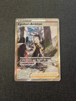 Cynthia’s Ambition GG60/GG70 Galarian Gallery Pokemon Card Crown Zenith NM - Image 1