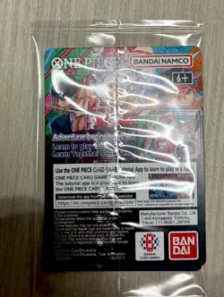 RARE One Piece Monkey D. Luffy US Voyage College Basketball Promo Card UNOPENED - Image 2