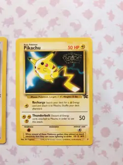 Vintage Dragonite And Pikachu First Movie Promo Cards Lot - Image 4