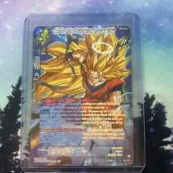Ss3 Son Goku Premonitions Of A Fierce Battle Bt22-135 Dragonball Super Card Game - Image 1