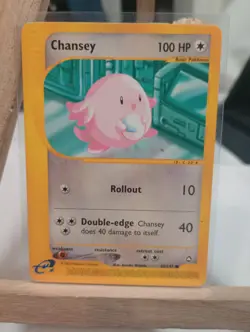 Chansey 69/147 DMG 2002 Aquapolis E Reader Pokemon Card 1 - Image 1