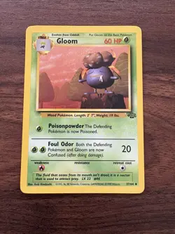 Pokemon TCG Gloom Jungle Card 37/64 Unlimited Uncommon NM - Image 1