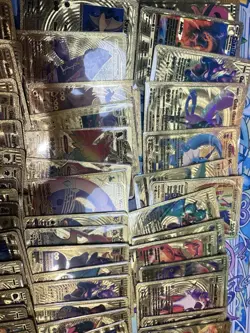 Pokemon Fan Art Gold Foil Cards Lot Of 70 Assorted Bulk Lot - Image 5