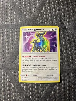 Pokemon TCG Shining Arceus Shining Legends Holo Rare Card 57/73 Silver Star - Image 1