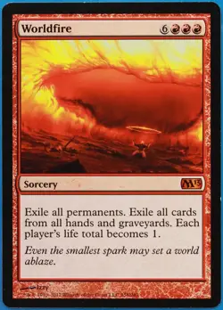 Worldfire Magic 2013 / M13 NM Red Mythic Rare MAGIC CARD (ID# 510376) ABUGames - Image 1