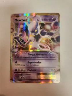 Mewtwo EX 52/108 XY Evolutions Holo Ultra Rare Pokemon Card Near Mint NM - Image 1