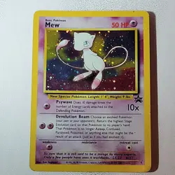 Mew Promo 9 WoTC Black Star Promo Pokemon Card Holo Foil Rare - Image 1