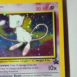 Mew Promo 9 WoTC Black Star Promo Pokemon Card Holo Foil Rare - Image 3