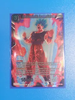 SSB Kaio-Ken Son Goku Concentrated Destruction Foil Dragon Ball Super Card | NM - Image 1