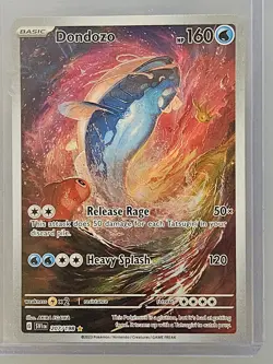 Dondozo Illustration Rare IR 207/198 Pokemon TCG Card Scarlet & Violet Base Set - Image 1
