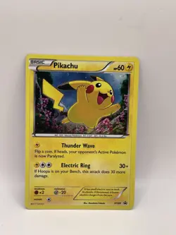 2013-17 Pokemon XY Promos Pikachu #XY89 Cosmos Holo Collector Chest Trading Card - Image 1