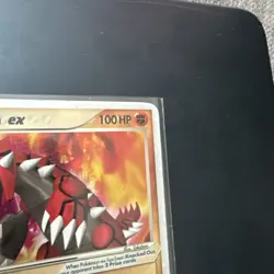 Pokemon TCG Groudon EX Crystal Guardians Holo Card 93/100 MP - Image 2