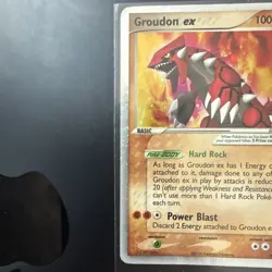 Pokemon TCG Groudon EX Crystal Guardians Holo Card 93/100 MP - Image 5