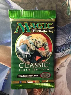 Magic "Sixth (6th) Edition" 15-Card Sealed Booster Pack X1 - Image 1