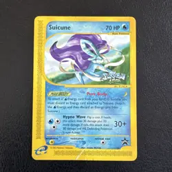 Pokemon TCG Suicune 53 WotC Black Star Promo Pokemon Movie 2002 Rare Card HP/DMG - Image 1
