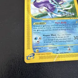 Pokemon TCG Suicune 53 WotC Black Star Promo Pokemon Movie 2002 Rare Card HP/DMG - Image 2