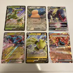 Pokemon TCG Jumbo Card Lot of 6 English Collectible Oversize Cards - NM / LP - Image 1