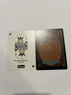 Joker (WOTC Logo) MTG Yaquinto Poker Playing Card Magic The Gathering WOTC 1994 - Image 1