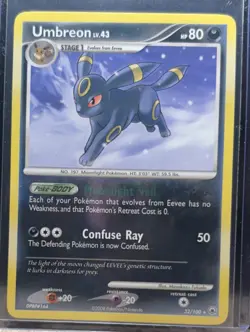 Umbreon Lv.43 32/100 Non Holo Rare Majestic Dawn Pokemon Card - Image 1