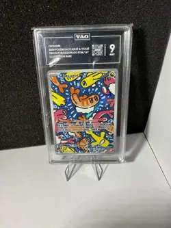 Pokemon TCG Tatsugiri Twilight Masquerade Illustration Rare Card 186/167 TAG 9 - Image 1