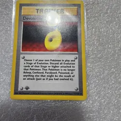 POKEMON DEVOLUTION SPRAY TRAINER 72/102 TRADING CARD - Image 1