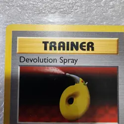 POKEMON DEVOLUTION SPRAY TRAINER 72/102 TRADING CARD - Image 2
