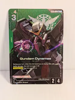 Gundam Dynames ST07-005 LR+ Celestial Drive Textured Foil Gundam Card Game NM/M - Image 1