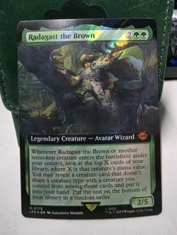 MTG LOTR Radagast the Brown EXTENDED ART 💥SURGE FOIL💥 #776 Lord of Rings Magic - Image 1