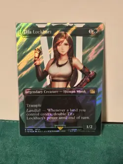 MTG - Tifa Lockhart, Borderless Surge Foil, Final Fantasy #0536 - Image 1