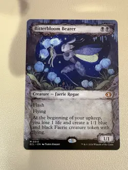 Bitterbloom Bearer Showcase 310 NM MTG Lorwyn Eclipsed Magic - Image 1