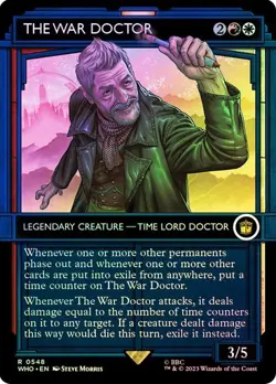 MTG - The War Doctor - Foil - Showcase - Doctor Who - Magic the Gathering - Image 1