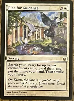 Plea for Guidance - Born of the Gods - Magic MTG - NM - Rare - Image 1
