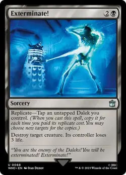 MTG - Exterminate! - Doctor Who - Magic the Gathering - Image 1
