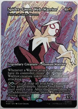 Spider-Gwen, Web-Warrior - Najeela, the Blade-Blossom (Borderless) - (MAR) - Image 1