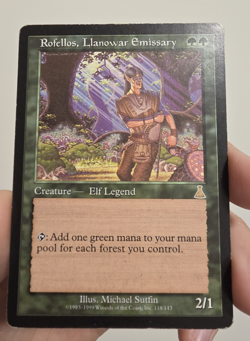 Rofellos, Llanowar Emissary - Urza's Destiny - Magic The Gathering MTG - Image 1