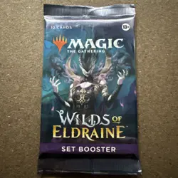 2023 Factory Sealed Magic the Gathering MTG Wilds of Eldraine Set Booster Pack - Image 1
