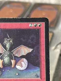 *** BETA Dragon Whelp *** MP - Vintage MtG Magic - Image 3