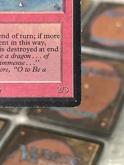 *** BETA Dragon Whelp *** MP - Vintage MtG Magic - Image 4