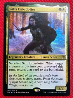 MTG Foil 1X Saffi Eriksdotter X1 Time Spiral Remastered Magic - LP - Image 1