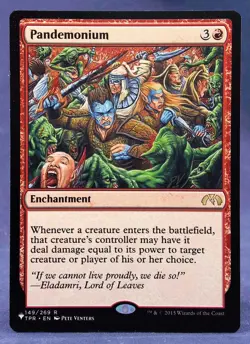 Pandemonium (TPR) - MTG - The List - Excellent NM - Image 1