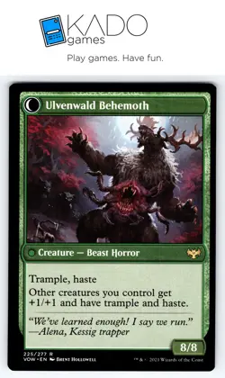 Innistrad: Crimson Vow #225 Ulvenwald Oddity - Image 2