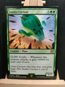 Jumbo Cactuar - Final Fantasy - Rare - NM (see pics) MTG - Image 1