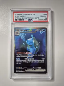 PSA 10 Blastoise ex 200/165 Special Illustration Rare S&V 151 Pokemon GEM MINT - Image 1