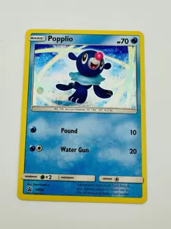 Pokemon Sun & Moon Black Star Promo SM24 Popplio Holo - LP - Image 1