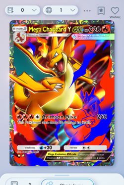 Pokemon TCG POCKET - Mega Charizard Y Full Art 2⭐, Crimson Blaze, English - Image 3