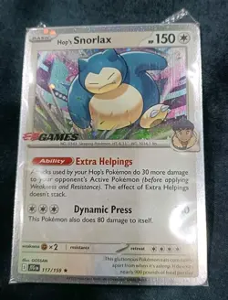 Hop’s Snorlax 117/159 EB Games Exclusive Promo - Sealed - Mint Pokemon TCG - Image 1