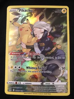Pokemon TCG Pikachu TG05/TG30 Holo Rare Lost Origin Full Art NM - Image 1